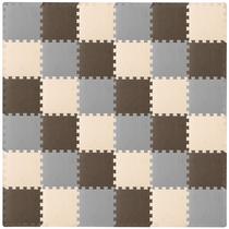 Tapete de jogo Foam Puzzle Floor ProSource Kids com cores sólidas Tapete de jogo Foam Puzzle Floor ProSource Kids com cores sólidas