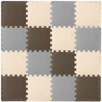 Tapete de jogo Foam Puzzle Floor ProSource Kids com cores sólidas Tapete de jogo Foam Puzzle Floor ProSource Kids com cores sólidas