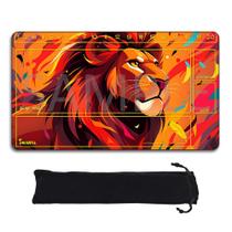Tapete de jogo Lorcana Playmats TCG de borracha antiderrapante 60x35cm com bolsa