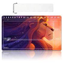 Tapete de jogo Playmat TCG com sacos de armazenamento de borracha natural de 60x35cm