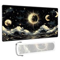 Tapete de jogo TYXQJMBZ 70 x 40 cm antiderrapante para TCG, Lua e Sol Tapete de jogo TYXQJMBZ 70 x 40 cm antiderrapante para TCG, Lua e Sol