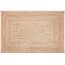 Tapete de juta RAJRANG 91 x 152 cm, carpete reversível feito à mão
