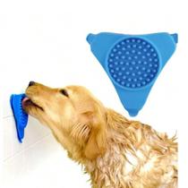 Tapete de Lamber Alimentação Lenta Antiderrapante Banho Cão