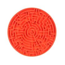 Tapete de Lamber Cães e Gatos Pet Games Labirinto Laranja M