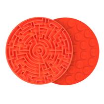 Tapete de Lamber Comedouro Ração Úmida Labirinto P Pet Games Petisco Cães Gatos Cachorro com Ventosa