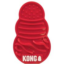 Tapete De Lamber Kong Licks Para Cachorro Pequeno Vermelho Tapete De Lamber Kong Licks Para Cachorro Pequeno Vermelho