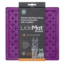 Tapete De Lamber Licki Mat Buddy Roxo Para Cachorro Tapete De Lamber Licki Mat Buddy Roxo Para Cachorro