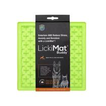 Tapete de Lamber Licki Mat Buddy Verde P/ Cães e Gatos Tapete de Lamber Licki Mat Buddy Verde P/ Cães e Gatos