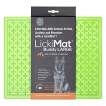 Tapete de Lamber LickiMat Buddy Grande Verde para cachorro Tapete de Lamber LickiMat Buddy Grande Verde para cachorro
