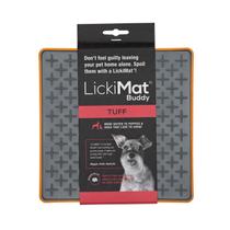 Tapete de Lamber LickiMat Tuff Buddy Laranja p/ Cachorro Tapete de Lamber LickiMat Tuff Buddy Laranja p/ Cachorro