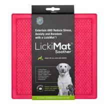 Tapete De Lamber Para Cachorro Lickimat Soother Rosa