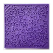 Tapete De Lamber Sodapup eMat Grande Para Cães E Gatos Cor Roxo