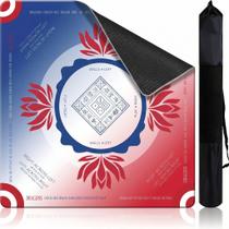 Tapete de Mahjong oiikain 82 cm Impermeável Antiderrapante em Veludo Tapete de Mahjong oiikain 82 cm Impermeável Antiderrapante em Veludo