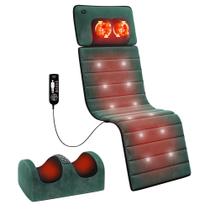 Tapete de massagem corporal completo Himouta com aquecimento e 10 motores
