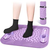 Tapete de Massagem para Pés GEENOA com 5 Zonas de Reflexologia Tapete de Massagem para Pés GEENOA com 5 Zonas de Reflexologia