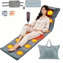 Tapete de Massagem TeqHome para Corpo Inteiro com 10 Motores, Aquecimento e 9 Modos