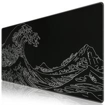 Tapete de mesa grande Mousepad iCasso Gaming XXL Black Wave
