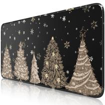 Tapete de mesa iCasso Christmas Mouse Pad 90x40cm para computador preto