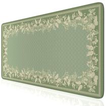 Tapete de mesa iCasso Floral XXL, almofada antiderrapante macia de 90 x 40 cm