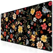 Tapete de mesa iCasso XXL Large Mouse Pad para mesa (floral)