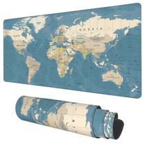 Tapete de Mesa KOAIWPAE 90x40 cm Mapa-Múndi Vintage Grande Tapete de Mesa KOAIWPAE 90x40 cm Mapa-Múndi Vintage Grande
