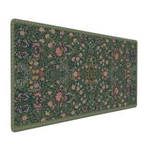 Tapete de Mesa OUNNTC XXL 90 x 40 cm Verde Escuro Floral