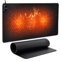 Tapete de mouse aquecido Fyohmyw Warm Desk Pad 80x33cm preto