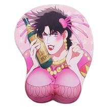 Tapete de mouse com apoio de pulso JoJos Bizarres Adventures Anime