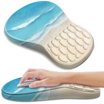 Tapete de mouse ergonômico YIWEI com apoio de pulso em espuma viscoelástica