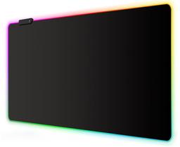 Tapete de mouse para jogos RGB Meffort Inc., LED grande, 60x35cm, preto