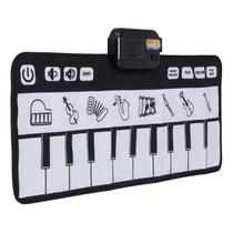 Tapete de música Zerodis Musical Piano 80x30cm com 10 teclas e 8 sons