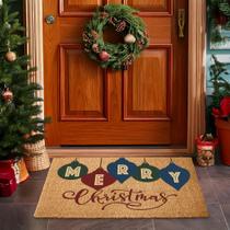 Tapete de Natal LuxuRux Premium Coir Absorvente Antiderrapante Tapete de Natal LuxuRux Premium Coir Absorvente Antiderrapante