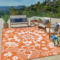Tapete de palha de plástico Ileading Outdoor 244x305 cm à prova d'água