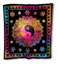 Tapete de Parede Decorativo Indiano Mandala YinYang