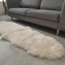Tapete de pele de carneiro Kopal Pele de cordeiro australiana genuína 60x180cm Tapete de pele de carneiro Kopal Pele de cordeiro australiana genuína 60x180cm