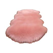 Tapete De Pele De Ovelha Artificial Felpudo E Macio, Carpete Antiderrapante De Cabelo Longo Para
