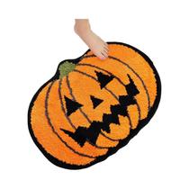 Tapete De Pelúcia Laranja De Abóbora De Halloween, Macio, Imitação De Cashmere, Decoração De Outono Tapete De Pelúcia Laranja De Abóbora De Halloween, Macio, Imitação De Cashmere, Decoração De Outono
