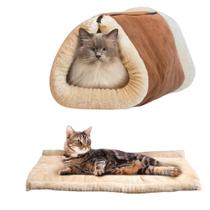 Tapete De Pelúcia Para Gatos, Cobertor E Toca - PUREPET