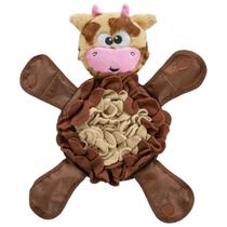Tapete de Pelúcia Snuffle Palz Brinquedo de Fuçar Quebra-Cabeça Recheável Interativo Para Cães - VACA Tapete de Pelúcia Snuffle Palz Brinquedo de Fuçar Quebra-Cabeça Recheável Interativo Para Cães - VACA
