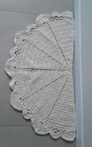 Tapete de Pia Meia Lua de Crochê 100% artesanal Tapete de Pia Meia Lua de Crochê 100% artesanal