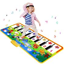 Tapete de piano musical M SANMERSEN 53x23 cm com 8 sons de animais Tapete de piano musical M SANMERSEN 53x23 cm com 8 sons de animais