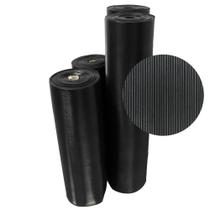 Tapete de piso de borracha Rubber-Cal 03_167 Fine Rib 91x305 cm preto Tapete de piso de borracha Rubber-Cal 03_167 Fine Rib 91x305 cm preto