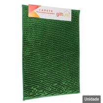 Tapete de Poliéster 38x58cm Felpudo Verde - Tudo em Caixa