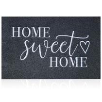 Tapete de porta AAZZKANG Home Sweet Home Outdoor/Indoor Preto 28x18in