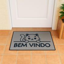 Tapete de Porta BemVindo 40x60cm Antiderrapante Estampado para Casa escritorios envio rapido Tapete de Porta BemVindo 40x60cm Antiderrapante Estampado para Casa escritorios envio rapido