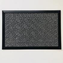 Tapete De Porta Capacho Antiderrapante Cinza 40x60cm Tapete De Porta Capacho Antiderrapante Cinza 40x60cm