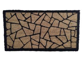 Tapete de Porta Capacho Fibra de Coco 33X60Cm Antiderrapante