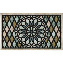 Tapete de porta CHICHIC Welcome Mat 60x90cm Rubber Flower Design