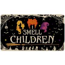 Tapete de porta de Halloween Ideasonna I Smell Children Witch 43x76cm Tapete de porta de Halloween Ideasonna I Smell Children Witch 43x76cm