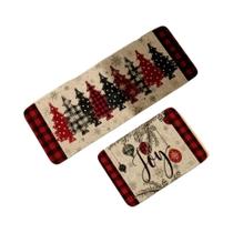 Tapete De Porta De Natal VIKAMA, Durável, Absorvente, Para Cozinha, Lavanderia, Banheiro, Decoração